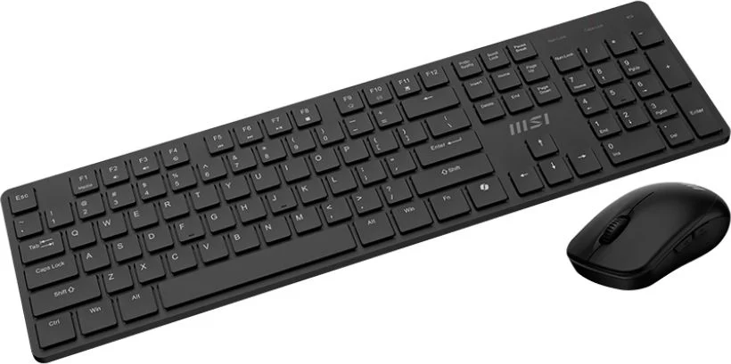 Комплект клавиатура+мышь MSI K200 Combo MS-8ZA4 беспроводной, USB, 1600 DPI, чёрный