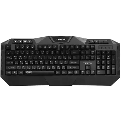 Комплект клавиатура+мышь Qumo Dominator K66/M83 проводной, USB, 3200 DPI, чёрный