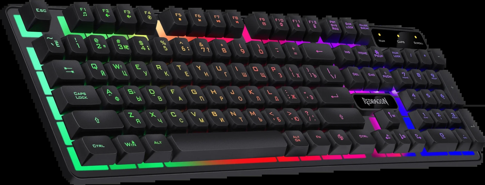 Комплект клавиатура+мышь Redragon S137 проводной, USB, чёрный