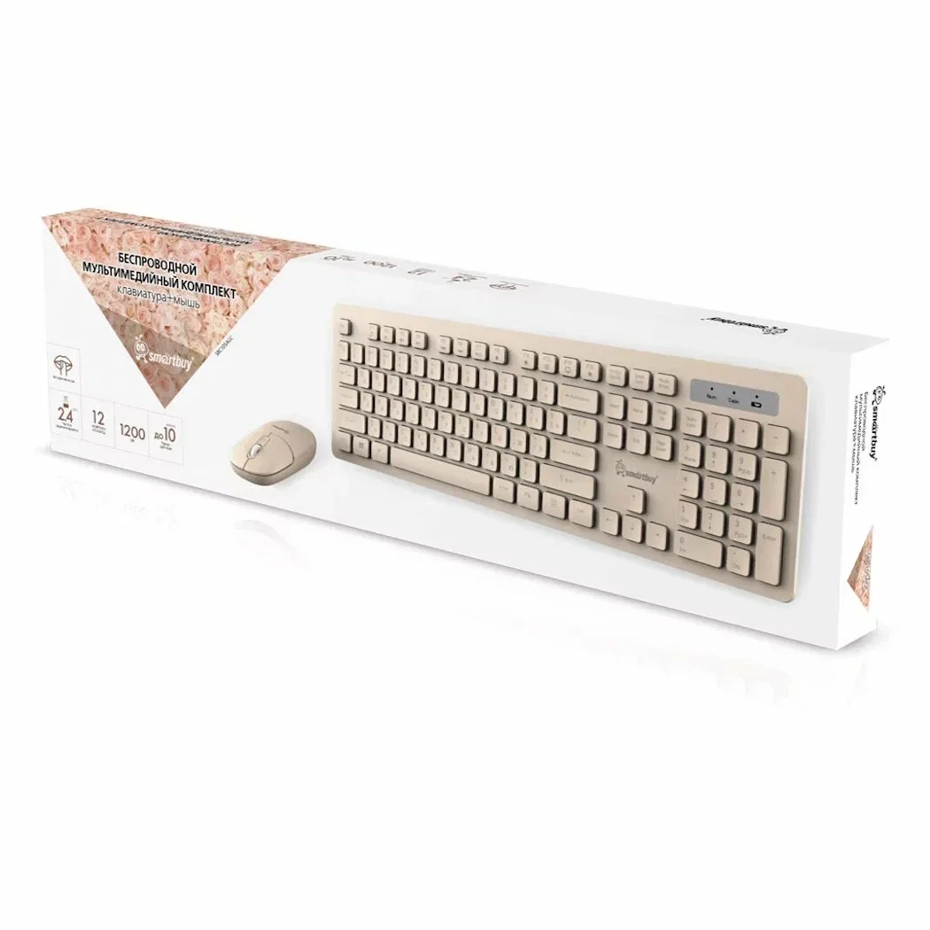 Комплект клавиатура+мышь Smartbuy (SBC105AGC) 105AG кремовый