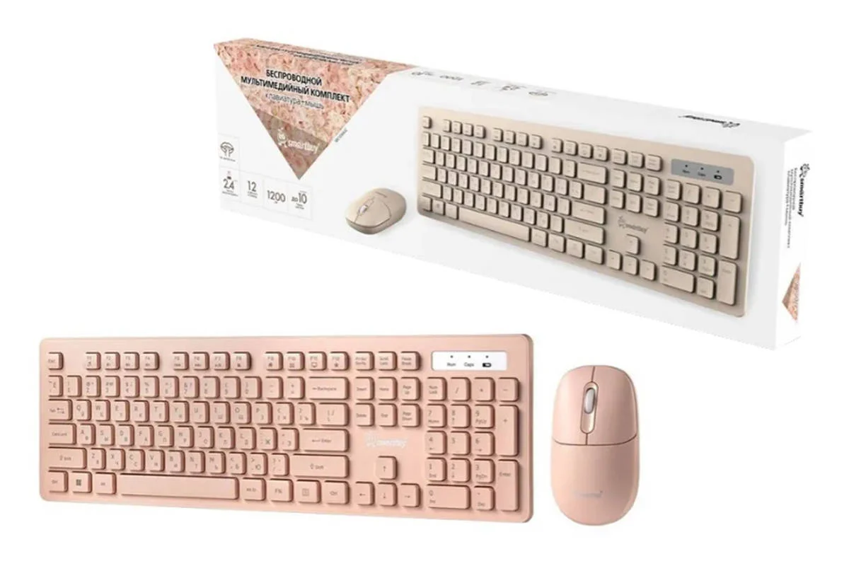 Комплект клавиатура+мышь Smartbuy (SBC105AGC) 105AG кремовый