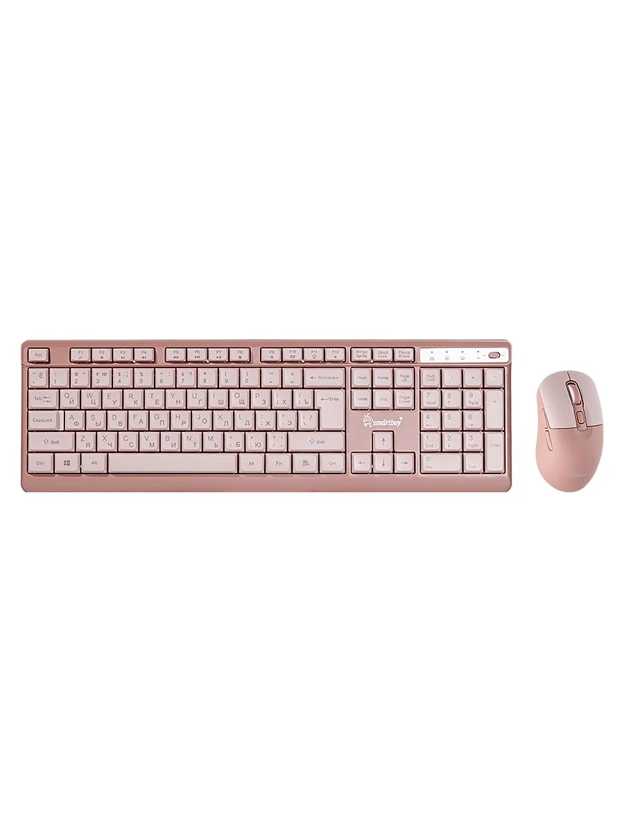 Комплект клавиатура+мышь SmartBuy (SBC108AGP) 108AG, розовый