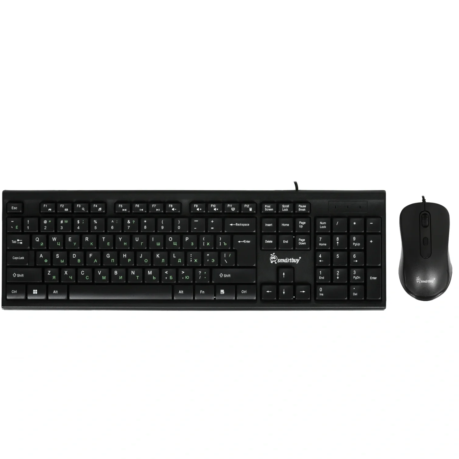 Комплект клавиатура+мышь Smartbuy (SBC-114282-K) ONE 114282 черный