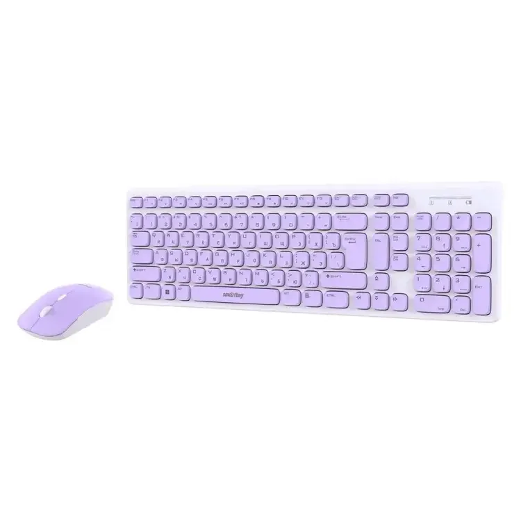 Комплект клавиатура+мышь Smartbuy (SBC-250288AG-WV) ONE 250288AG бело-сиреневый