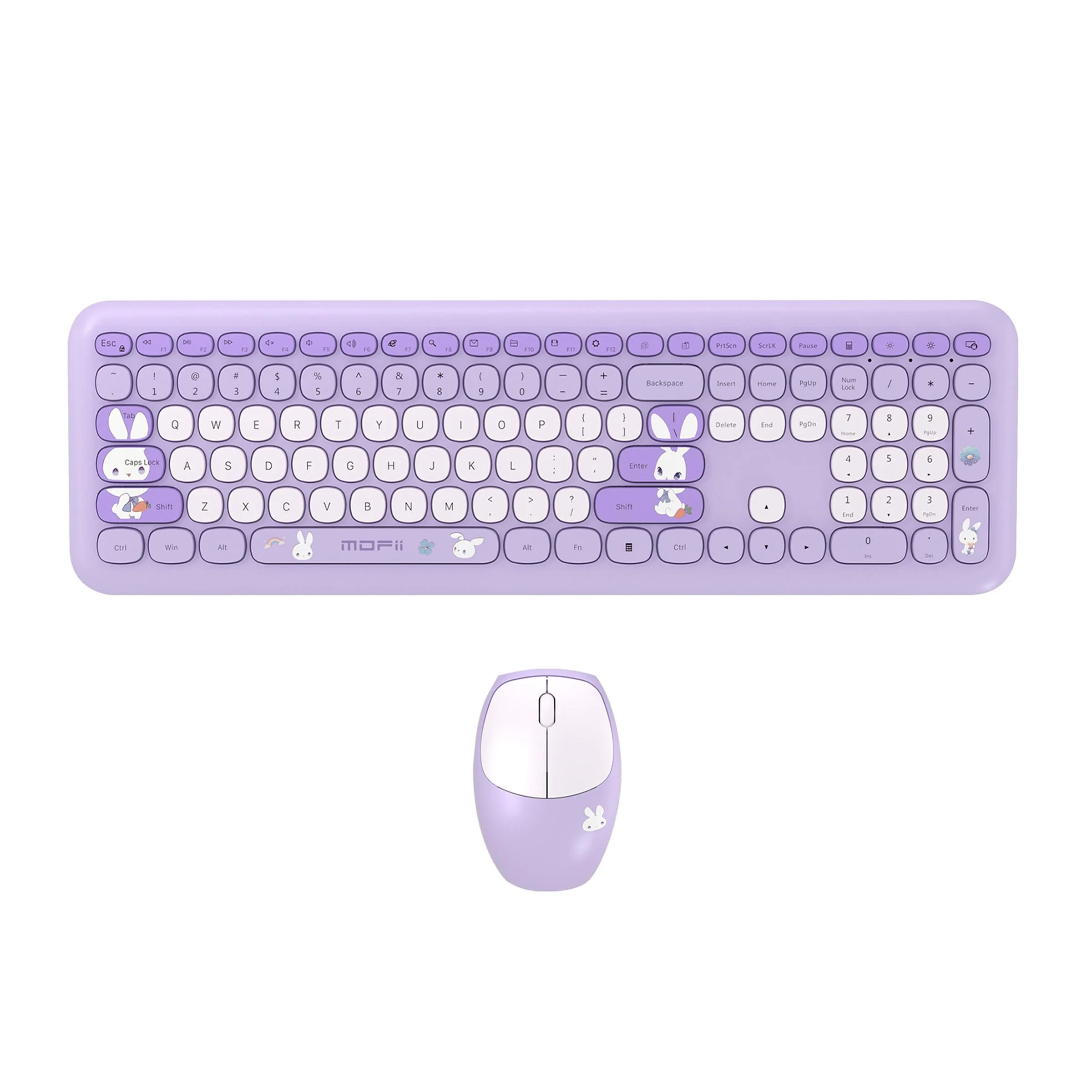 Комплект клавиатура+мышь Smartbuy (SBC-250288AG-WV) ONE 250288AG бело-сиреневый