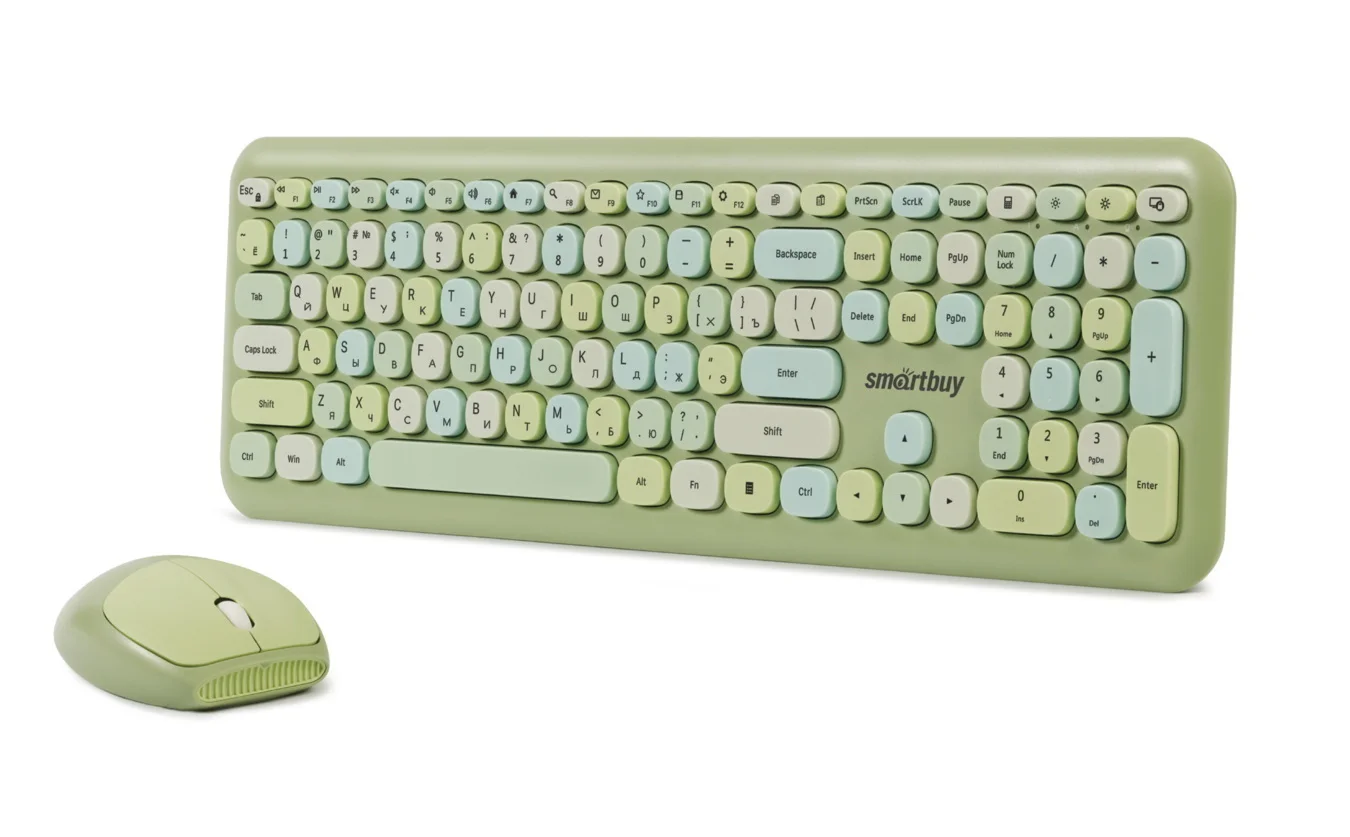Комплект клавиатура+мышь Smartbuy (SBC-666395AG-G) 666395 зеленый