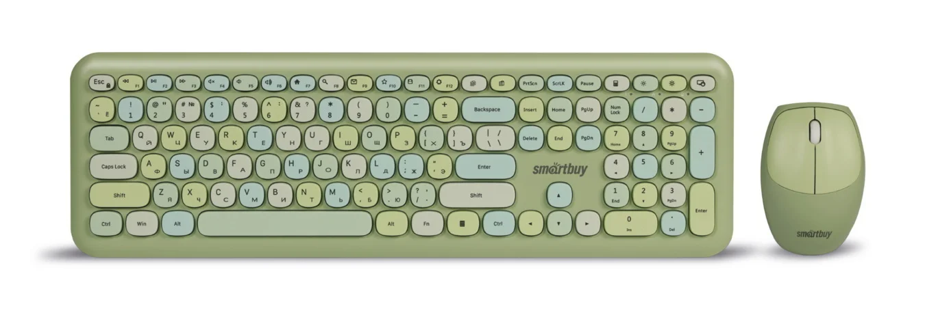 Комплект клавиатура+мышь Smartbuy (SBC-666395AG-G) 666395 зеленый