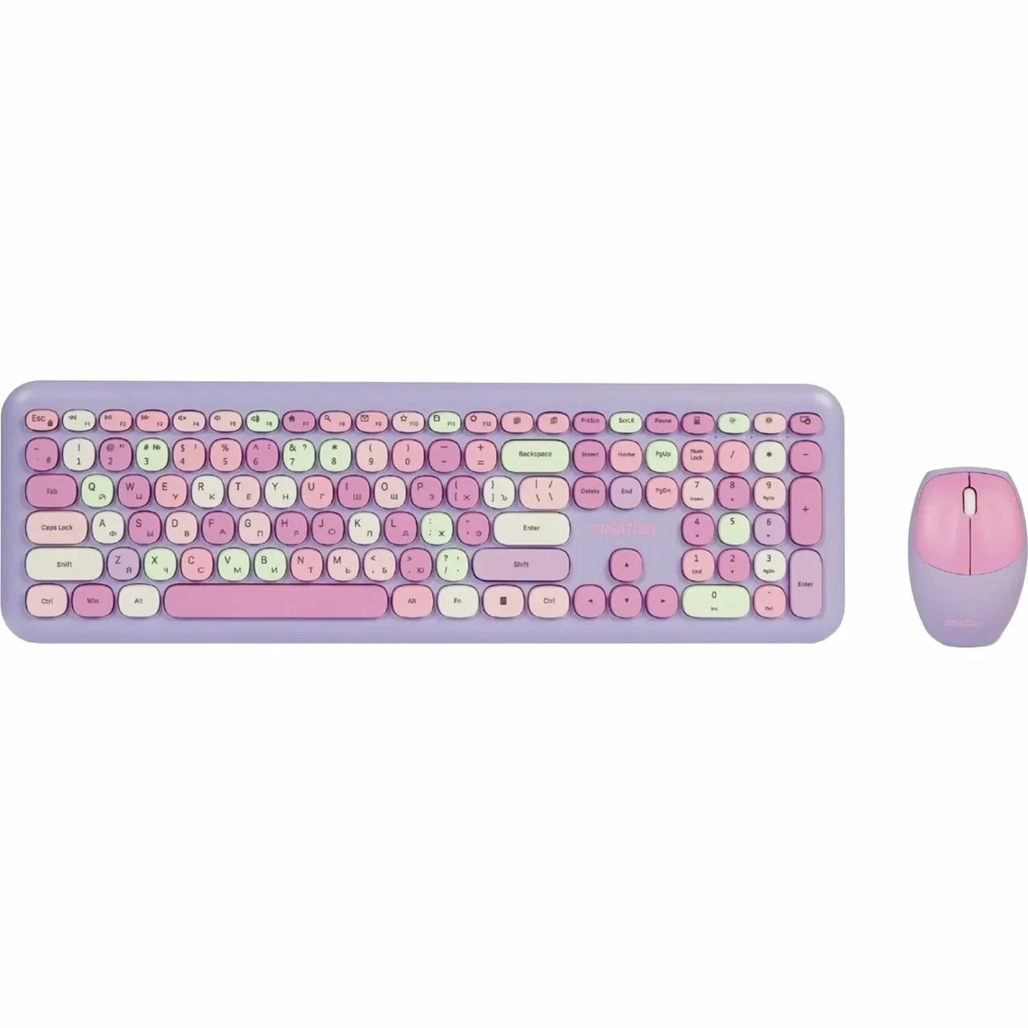 Комплект клавиатура+мышь Smartbuy (SBC-666395AG-V) 666395 фиолетовый