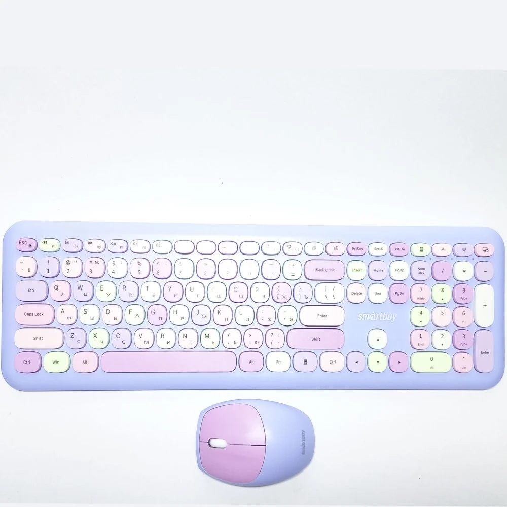 Комплект клавиатура+мышь Smartbuy (SBC-666395AG-V) 666395 фиолетовый