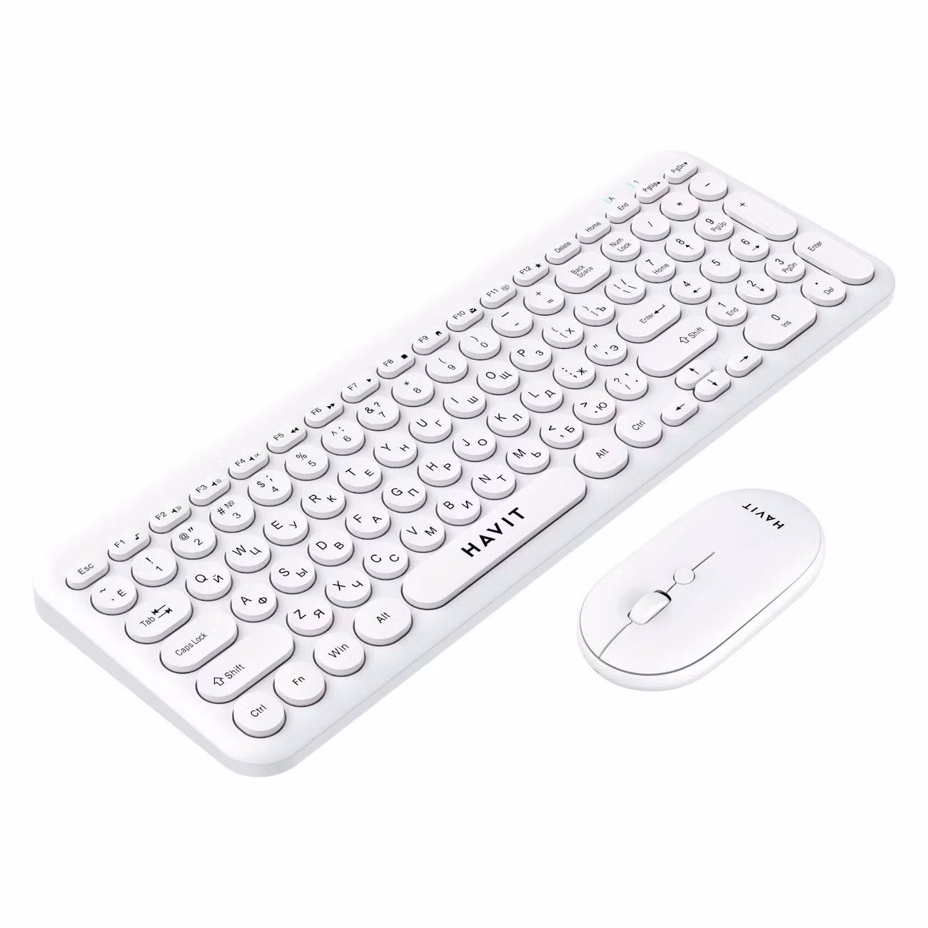 Комплект клавиатура+мышь Smartbuy (SBC-666395AG-W) 666395 белый