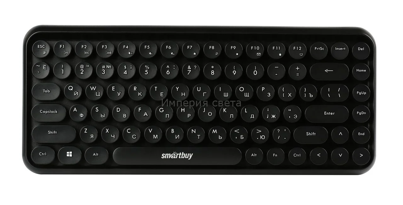 Комплект клавиатура+мышь мультимедийный Smartbuy 626376AG черный SBC-626376AG-K