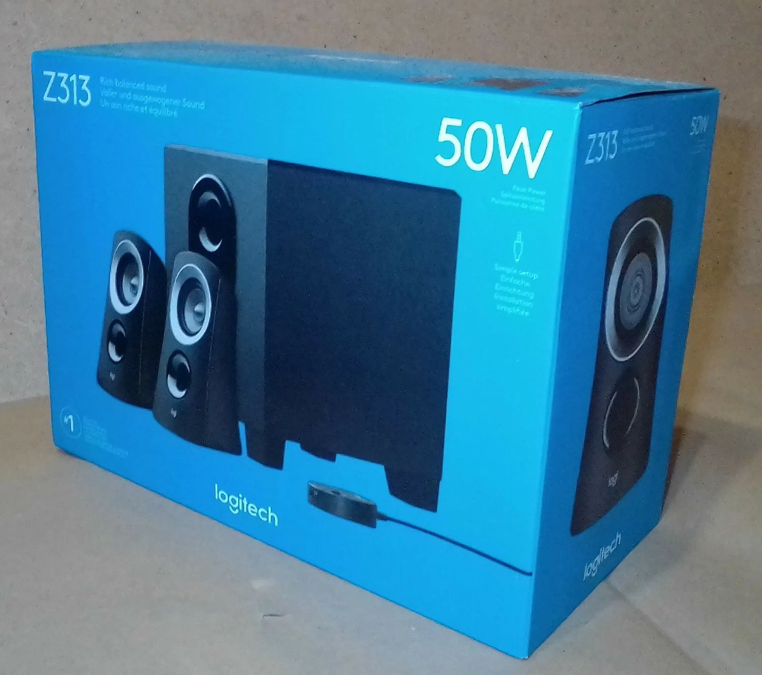Акустическая система 2.1 Logitech Z313 (980-000413)