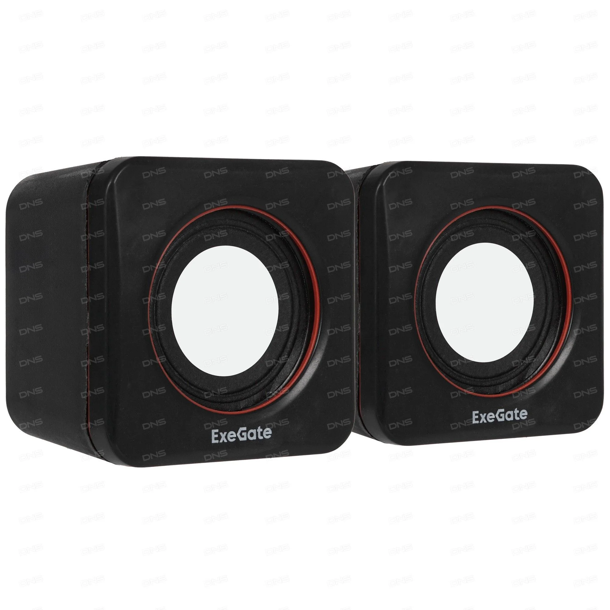 Акустическая система 2.0 ExeGate EX287050RUS Disco 160 (питание USB, 2х3Вт (6Вт RMS), 100-20000Гц, черный)