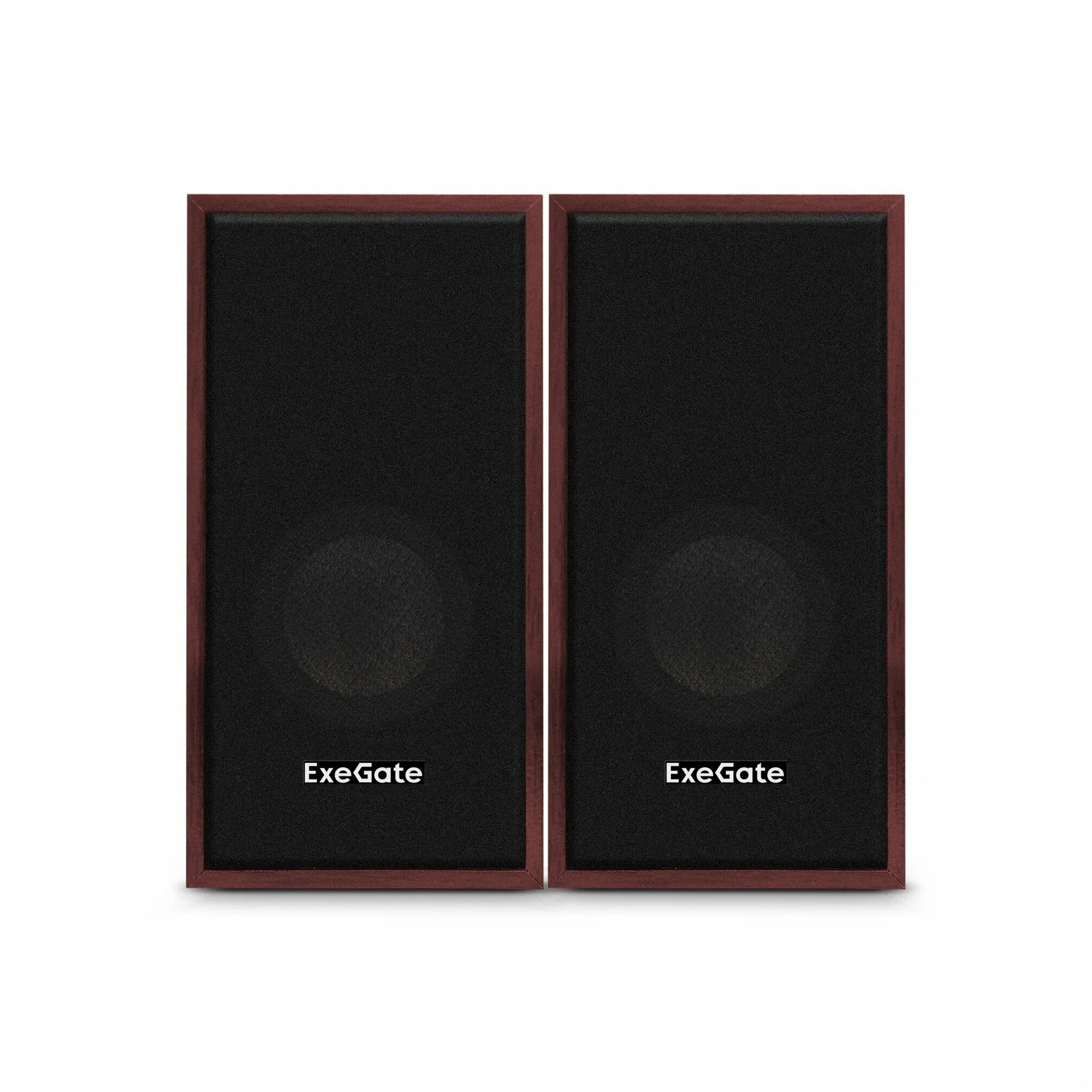 Акустическая система 2.0 ExeGate EX287059RUS Tango 314 (питание USB, 2х3Вт (12 Вт RMS), 80-20000Гц, темное дерево)