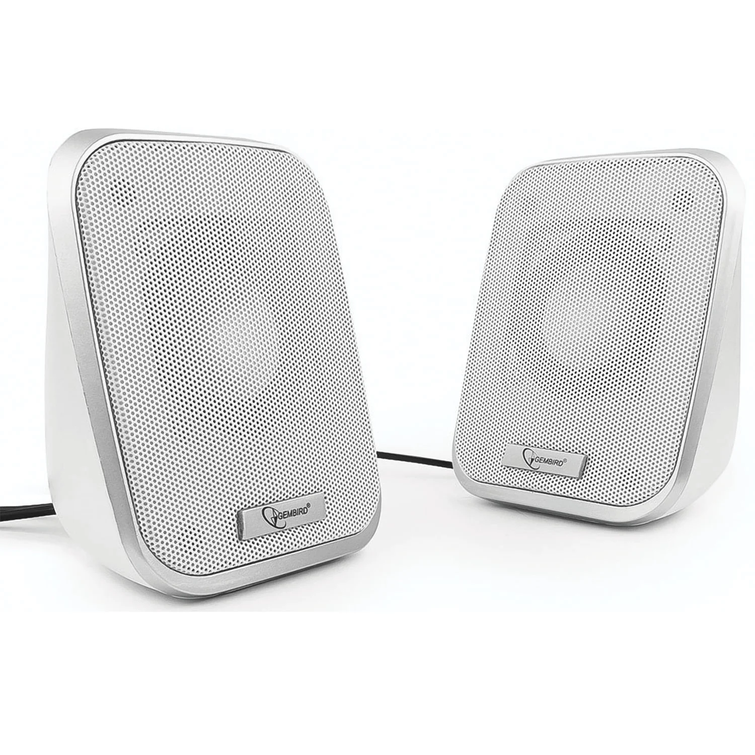 Акустическая система 2.0 Gembird SPK-100-W, белый, 6 Вт, регулятор громкости, USB-питание