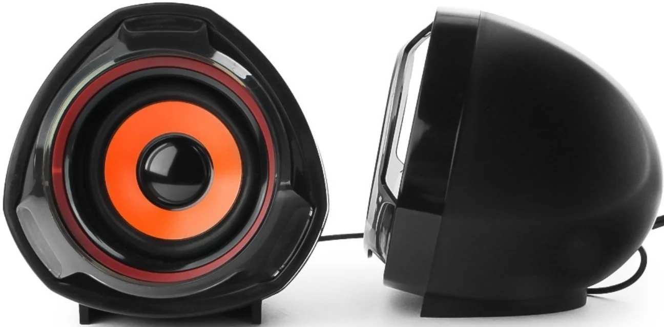Акустическая система 2.0 Gembird SPK-105, черный, 5 Вт, регулятор громкости, USB-питание