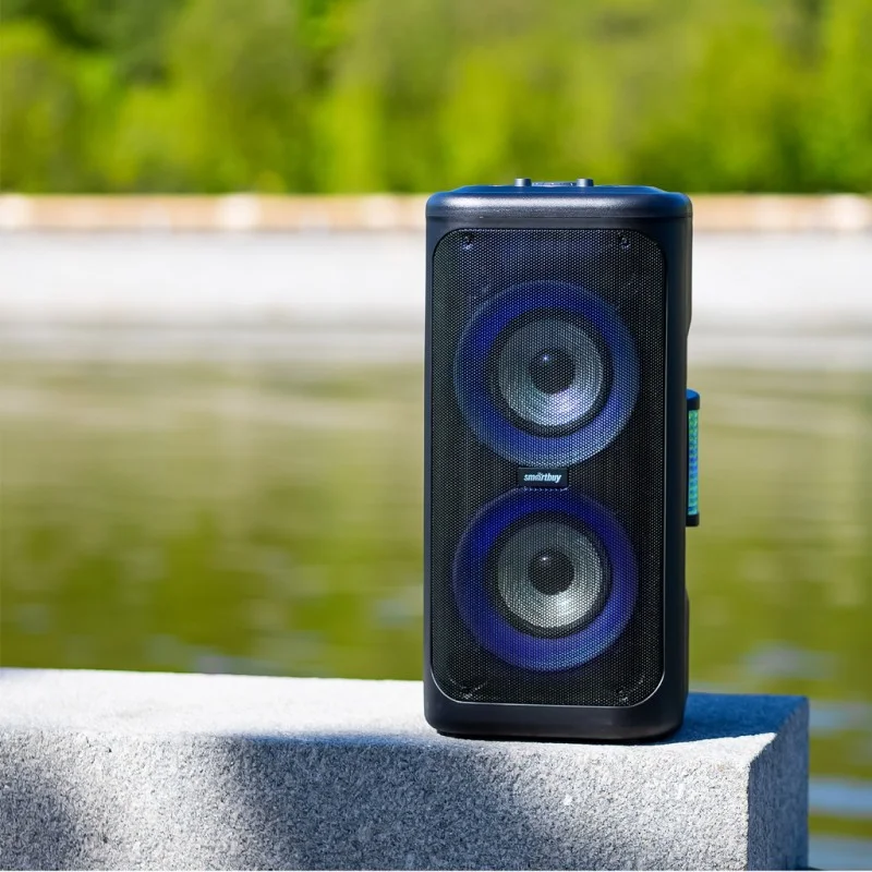 Акустическая система 2.1 Smartbuy MY DISCO, 50Вт, Bluetooth, MP3, FM, RGb подсветка Диско, микрофон