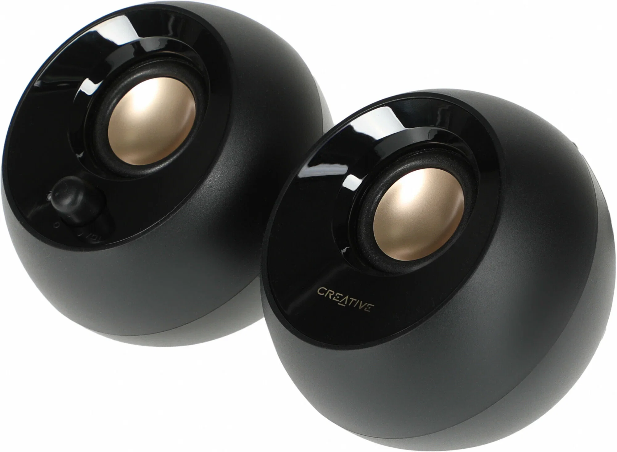 Акустическая система Creative PEBBLE MF1680 2.0 черный 4.4Вт