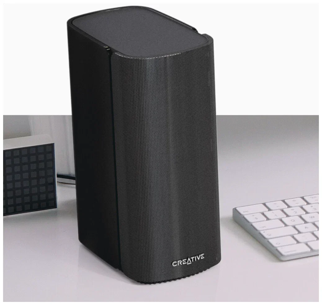 Акустическая система Creative T100 2.0 черный 40Вт BT