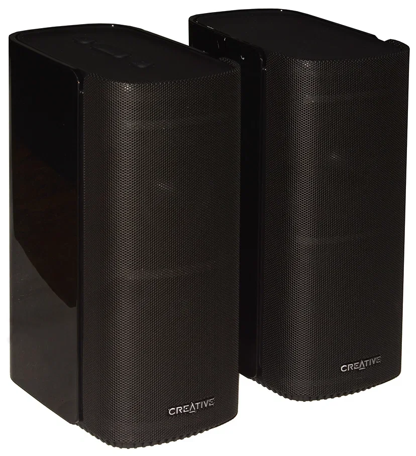 Акустическая система Creative T100 2.0 черный 40Вт BT