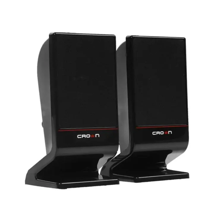 Акустическая система CROWN CMS-601 (USB, 6W; управление громкостью, разъем для наушников, кнопка включения, Длина кабеля между колонками 1м;Длина ауди