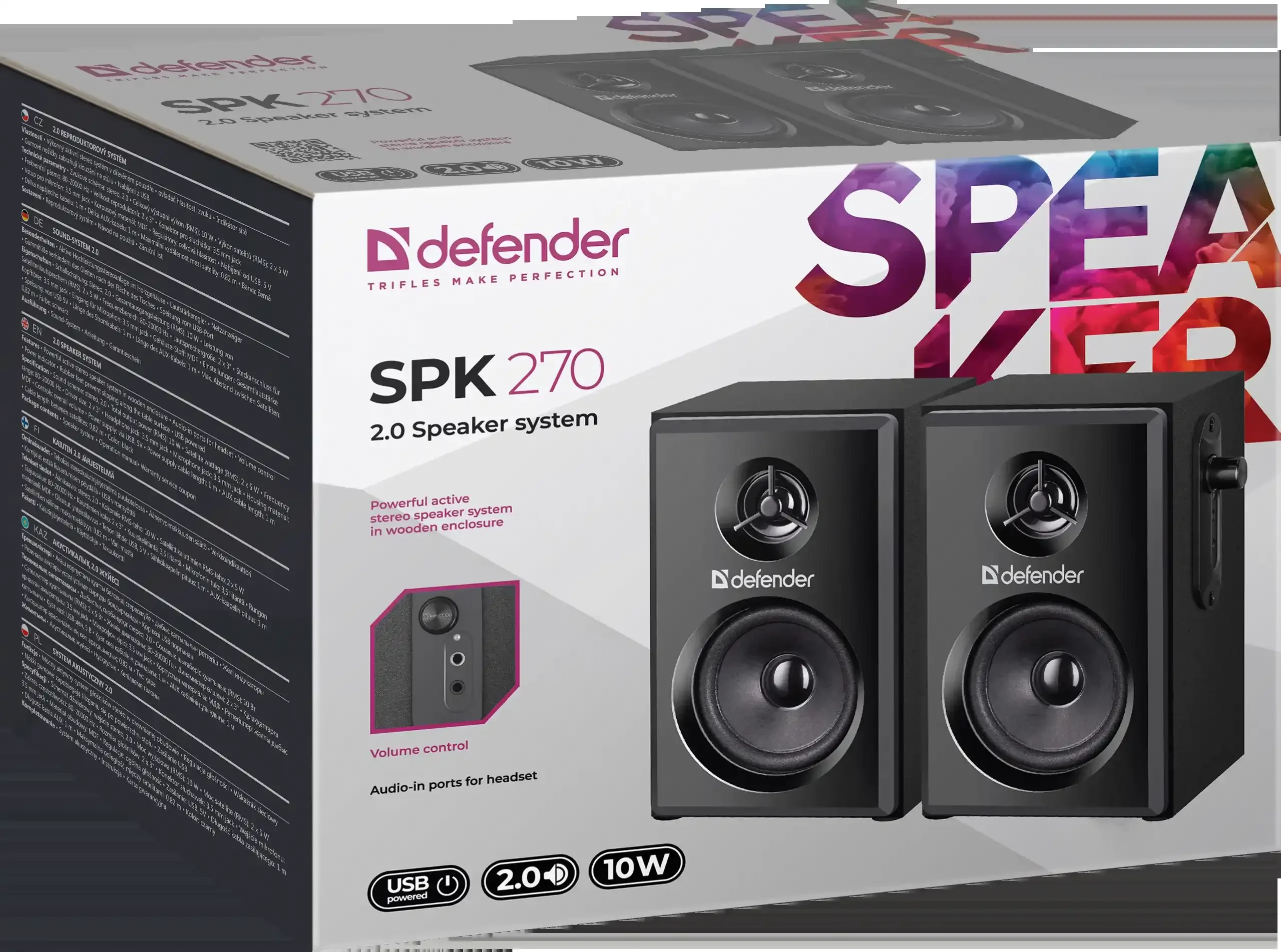 Акустическая система Defender 2.0 SPK 270