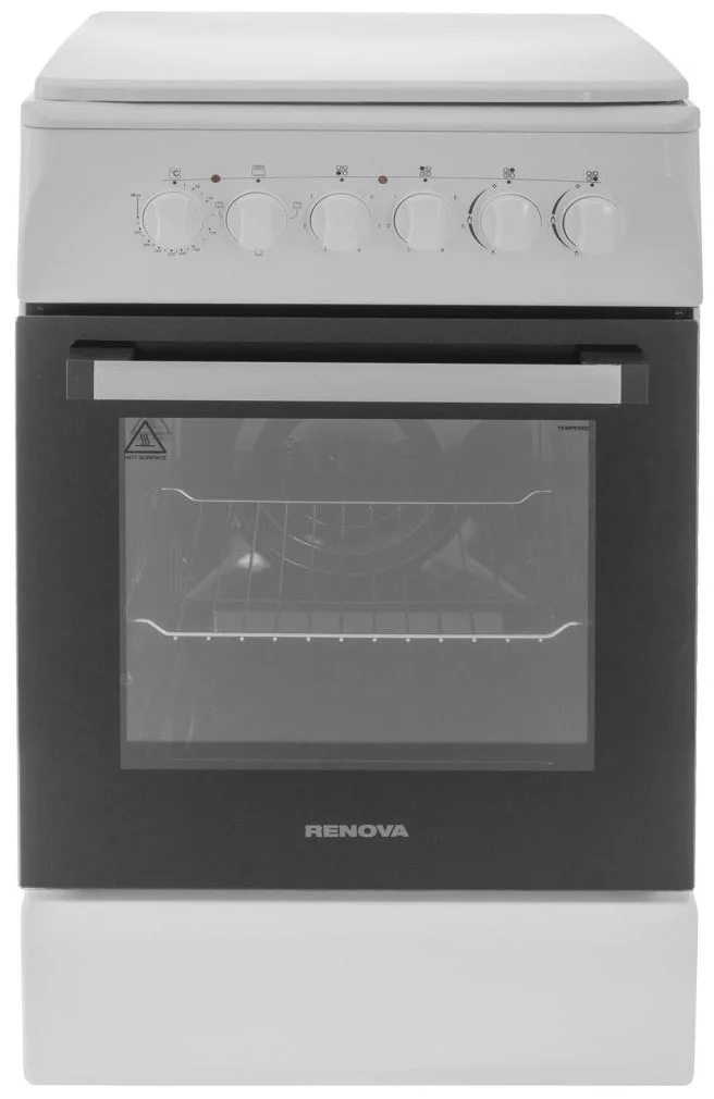 Плита комбинированная RENOVA SK5E-2EW бел 2 газконф.2 ел.конф. эл.духовка 54л 60 х 60 х 85