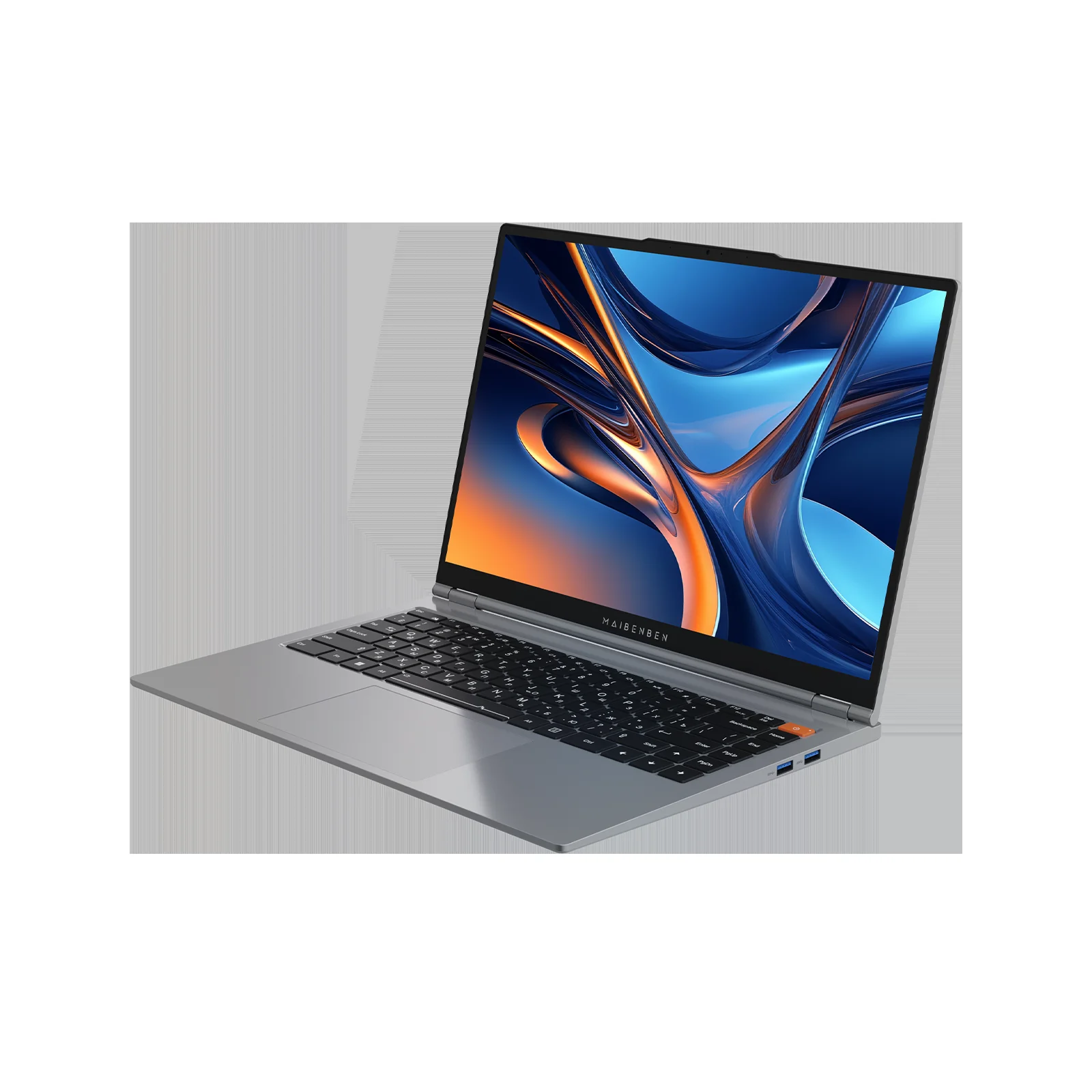 Ноутбук Maibenben P15B-R576UM 15.3" WUXGA IPS, AMD R5-7640HS, 16Gb, 512Gb SSD, Linux, серый
