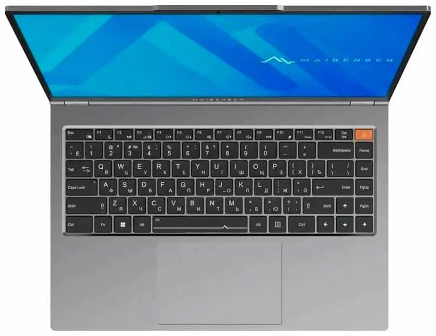 Ноутбук Maibenben P15B-R576UM 15.3" WUXGA IPS, AMD R5-7640HS, 16Gb, 512Gb SSD, Linux, серый