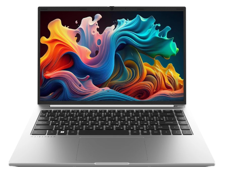 Ноутбук Maibenben S14B-R560UM 14.5" 3K 120Hz IPS AMD R5-6600H, 8Gb, 512Gb SSD, Linux, серебристый