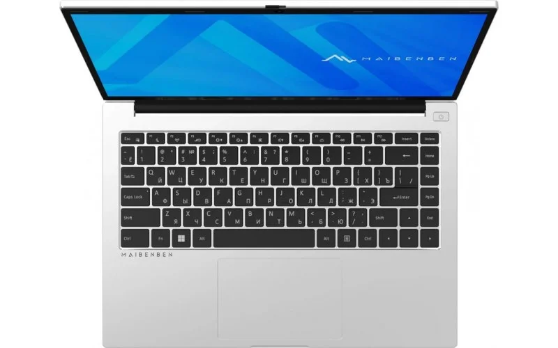 Ноутбук Maibenben S14B-R560UM 14.5" 3K 120Hz IPS AMD R5-6600H, 8Gb, 512Gb SSD, Linux, серебристый