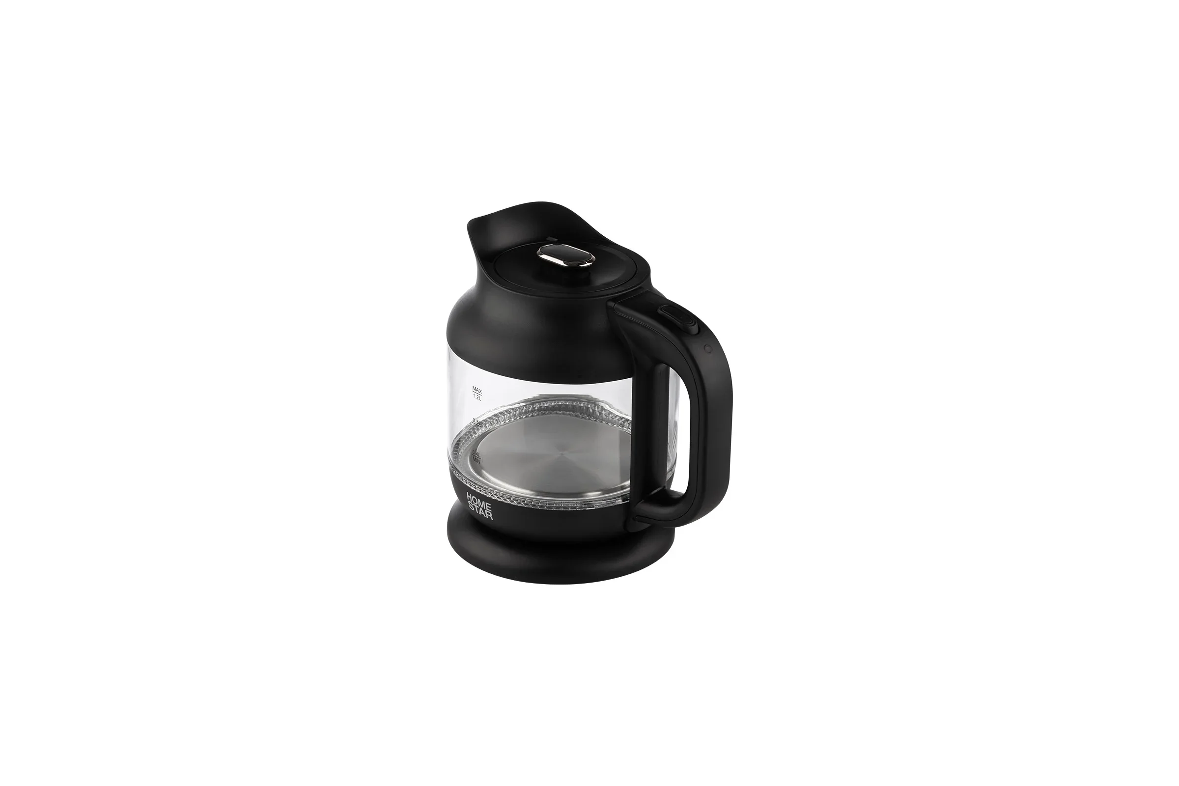 Чайник электрический Homestar HS-1056 (1.2 л), черный (107840)