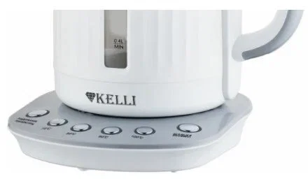 Чайник электрический Kelli KL-1373 Бело-Серый