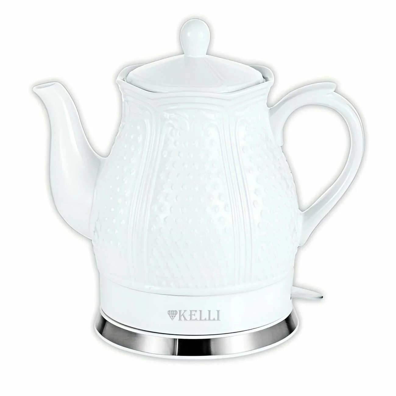 Чайник электрический Kelli KL-1450, 1.7 л, керамический