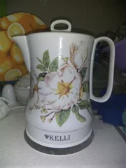 Чайник электрический Kelli KL-1450, 1.7 л, керамический
