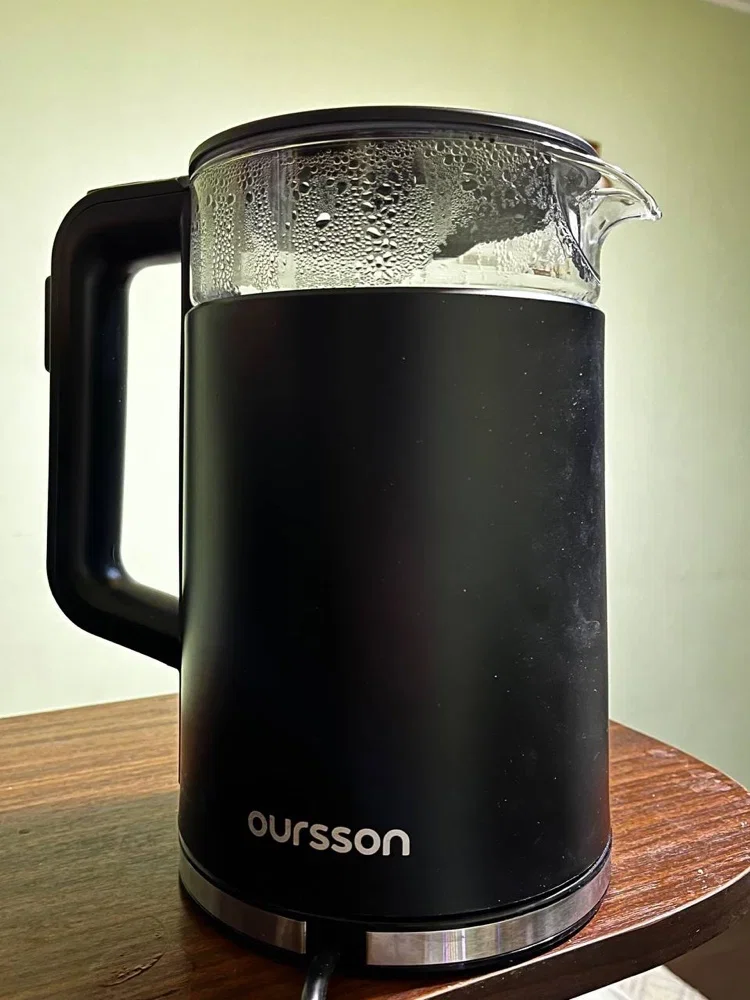 Чайник электрический Oursson KE1733WD/BL (Черный)