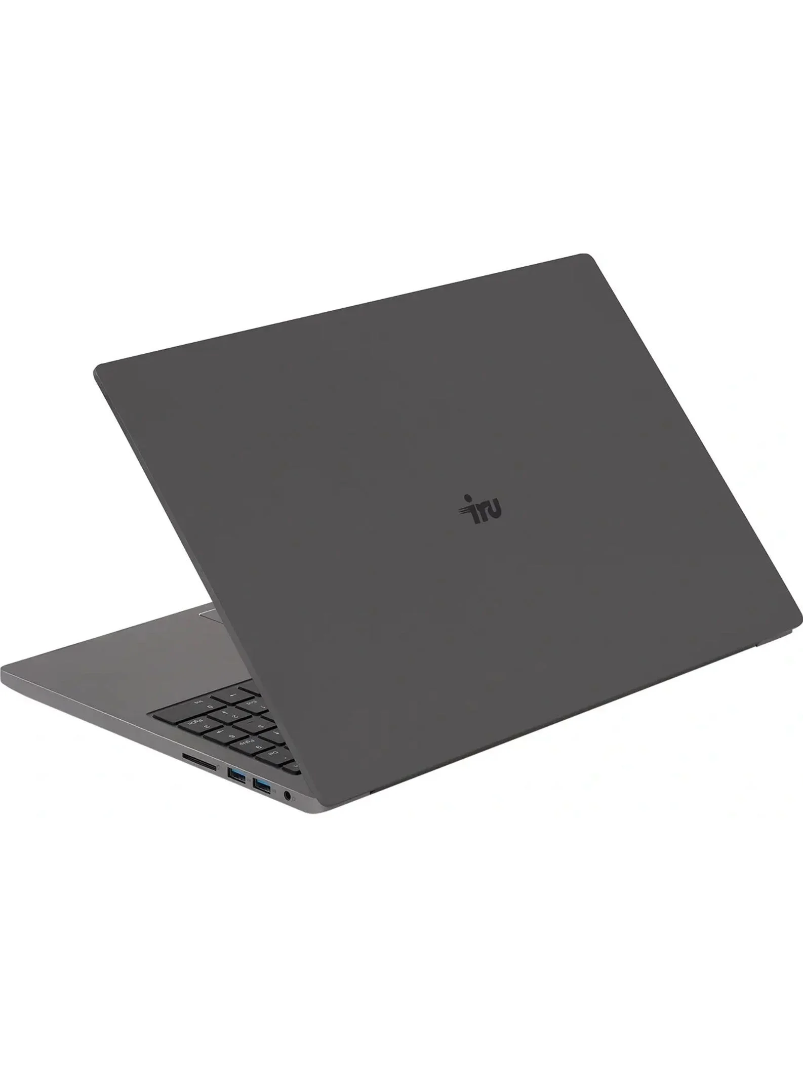 Ноутбук IRU Strato 16ALMR Core i5 12450H 16Gb SSD512Gb Intel UHD Graphics 16" IPS FHD (1920x1200) Windows 11 Pro grey WiFi BT Cam 5400mAh (2142318)