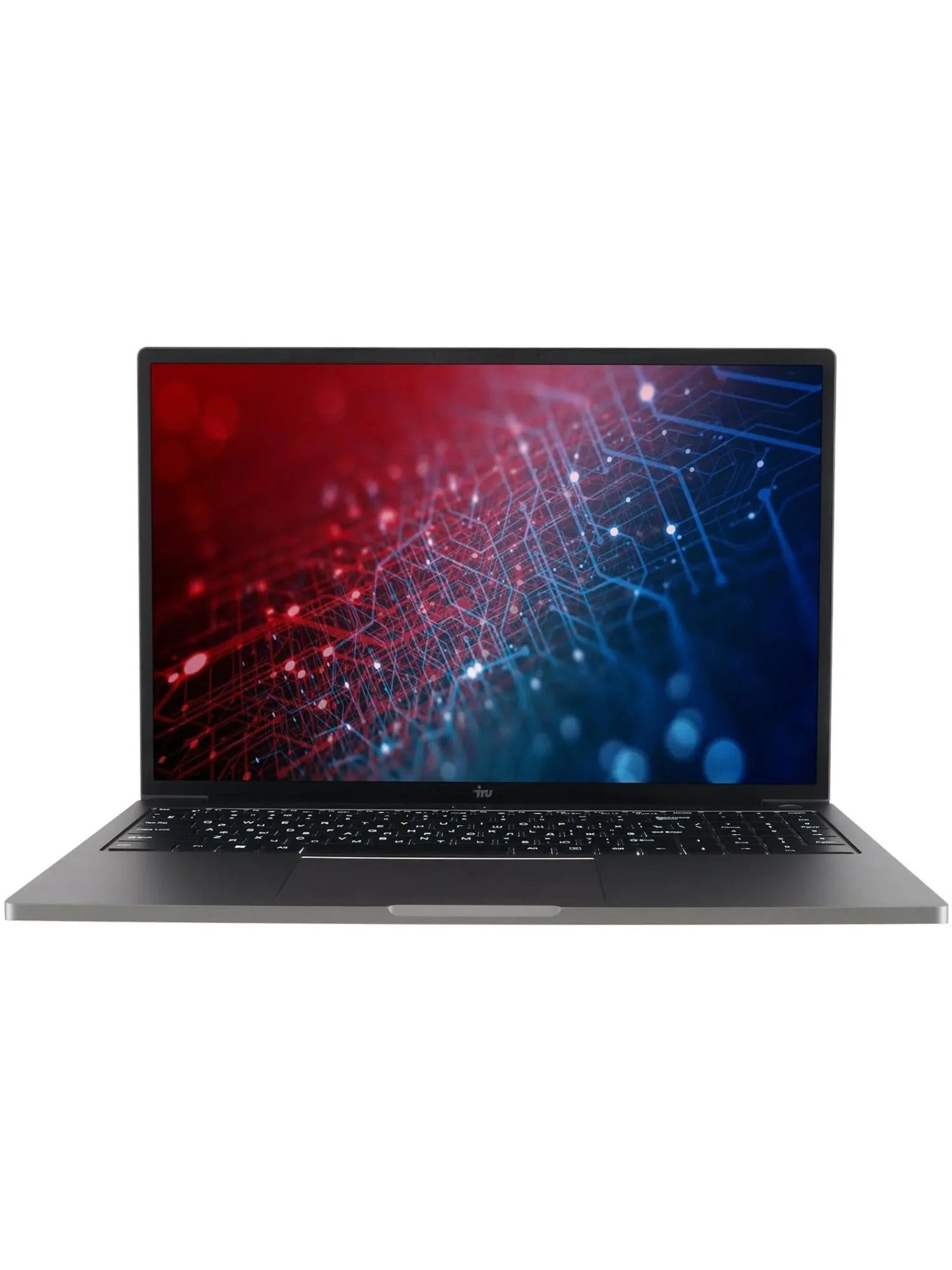Ноутбук IRU Strato 16ALMR Core i7 12650H 32Gb SSD512Gb Intel UHD Graphics 16" IPS FHD (1920x1200) Windows 11 Pro grey WiFi BT Cam 5400mAh (2164683)