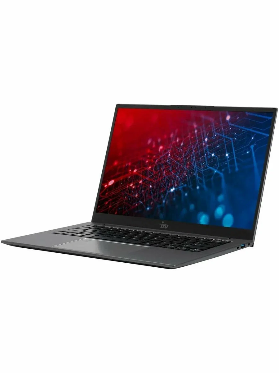 Ноутбук IRU Калибр 15PH Ryzen 7 5700U 16Gb SSD512Gb AMD Radeon Graphics 15.6" IPS FHD (1920x1080) FreeDOS black WiFi BT Cam 4350mAh (2057199)