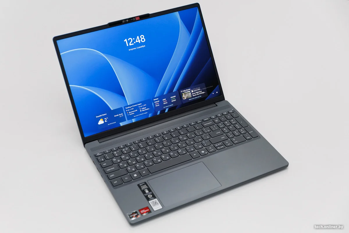 Ноутбук Lenovo IdeaPad Slim 3 15ARP10 Ryzen 7 170 16Gb SSD512Gb AMD Radeon 680M 15.3" IPS WUXGA (1920x1200) без ОС grey WiFi BT Cam (83K700PBPS)