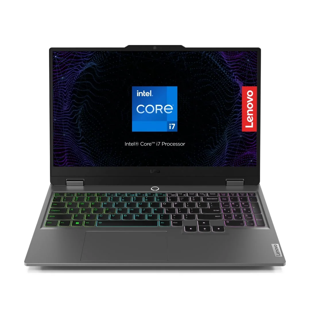 Ноутбук Lenovo LOQ 15IRX9 Core i7 13645HX 16Gb SSD512Gb NVIDIA GeForce RTX4050 6Gb 15.6" IPS FHD (1920x1080) без ОС grey WiFi BT Cam (83DV01HPSA)