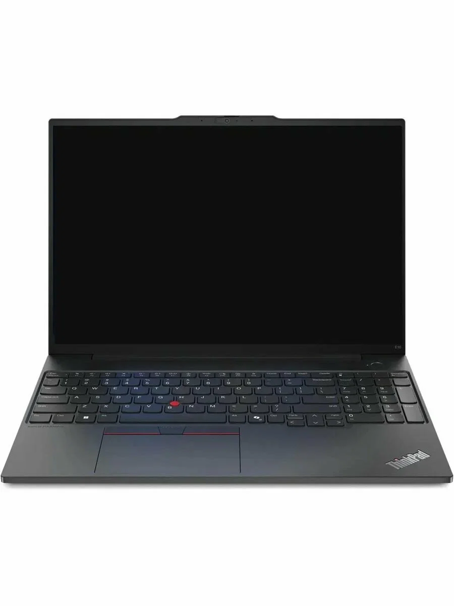 Ноутбук Lenovo ThinkPad E16 G2 Ryzen 7 7735HS 16Gb SSD512Gb AMD Radeon 680M 16" IPS WUXGA (1920x1200) без ОС black WiFi BT Cam (21M5S0JG00)