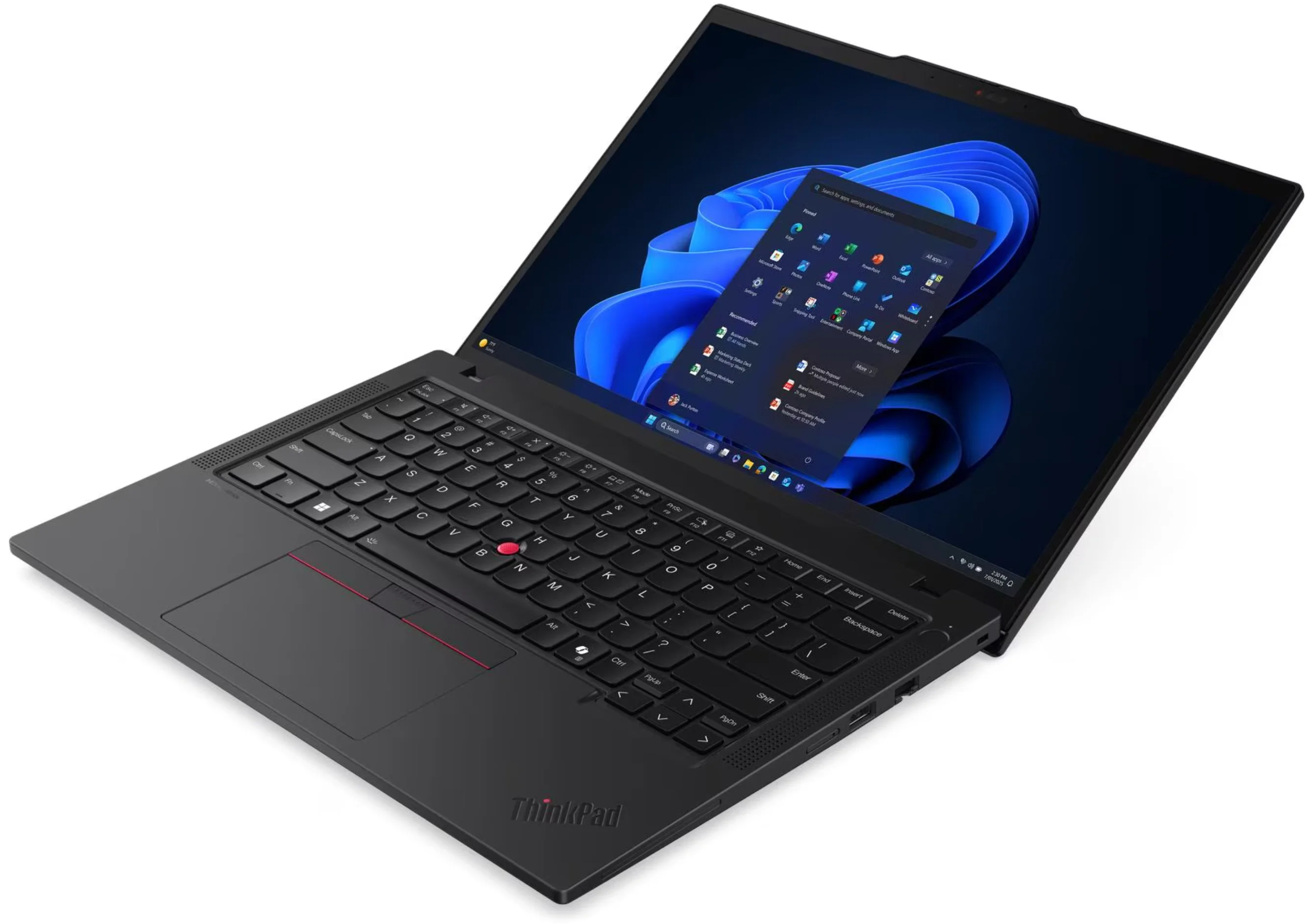 Ноутбук Lenovo ThinkPad T14 G6 Core Ultra 7 258V 32Gb SSD512Gb Intel Arc 140V 14" IPS WUXGA (1920x1200) Windows 11 Pro black WiFi BT Cam (21QG0059GP)