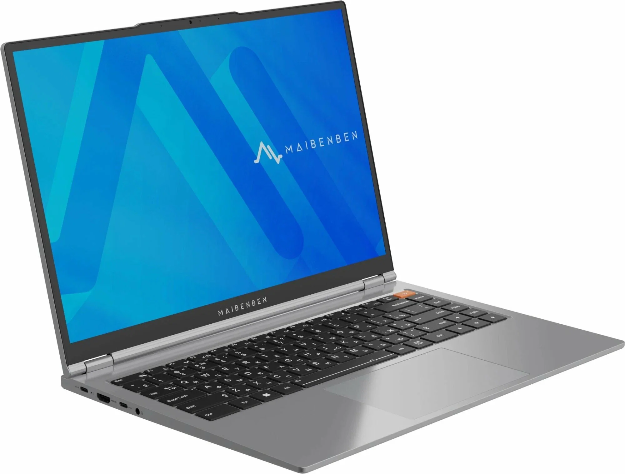 Ноутбук Maibenben P15B-R576UM Ryzen 5 7640HS 16Gb SSD512Gb AMD Radeon 760M 15.3" IPS FHD+ (1920x1200) Windows 11 Home grey WiFi BT Cam 5921mAh (P15B-R