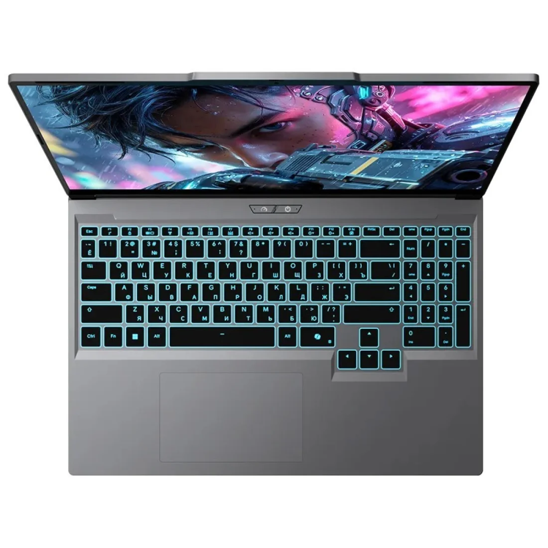 Ноутбук Maibenben X16C-R72555 Ryzen 7 H255 16Gb SSD512Gb NVIDIA GeForce RTX5050 8Gb 16" IPS FHD+ (1920x1200) Windows 11 Home grey WiFi BT Cam (X16C-R7
