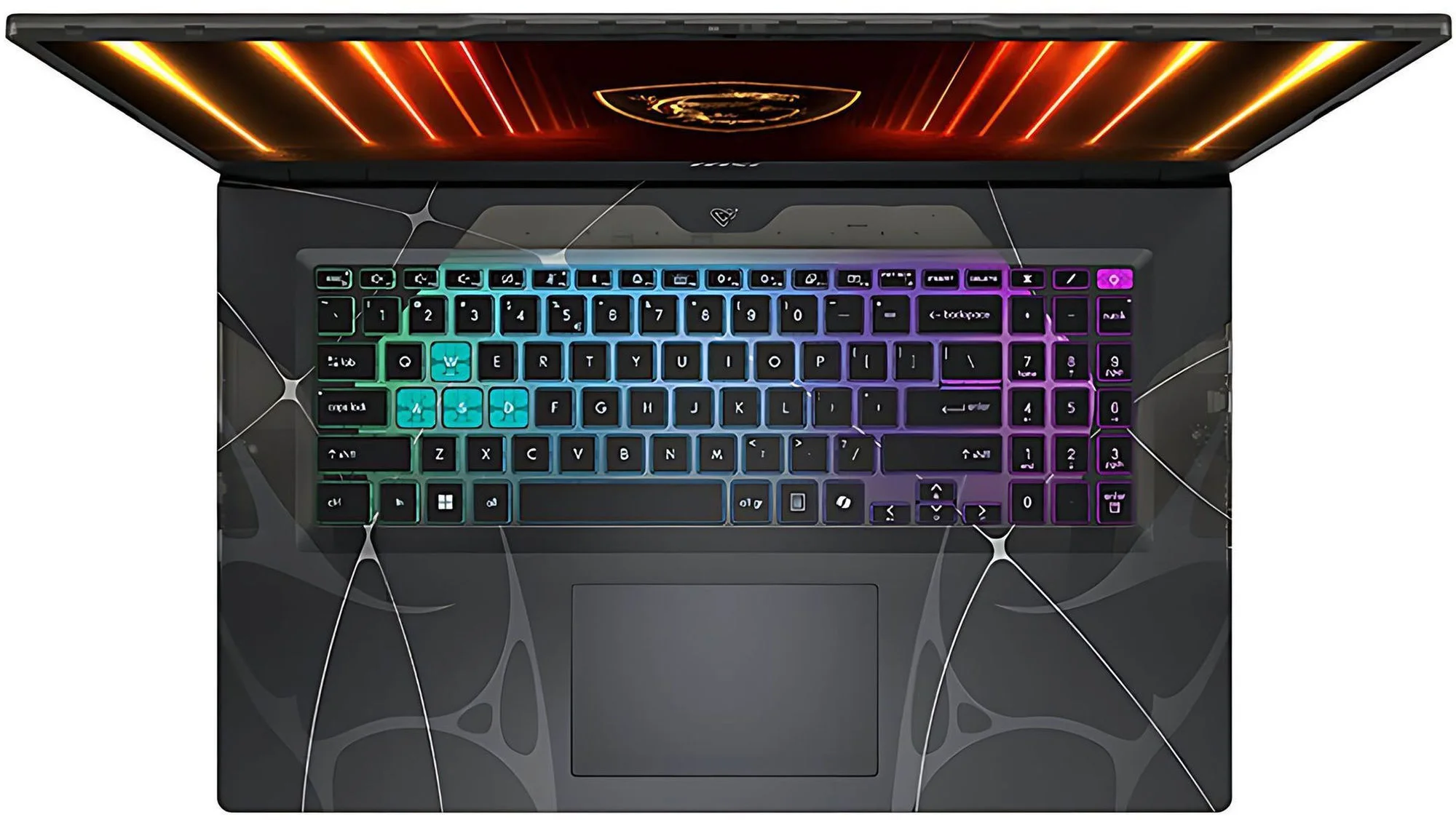 Ноутбук MSI Cyborg A17 AI B2HWFKG-048XRU Ryzen 7 260 16Gb SSD512Gb NVIDIA GeForce RTX 5060 8Gb 17.3" IPS FHD (1920x1080) FreeDOS black WiFi BT Cam (9S
