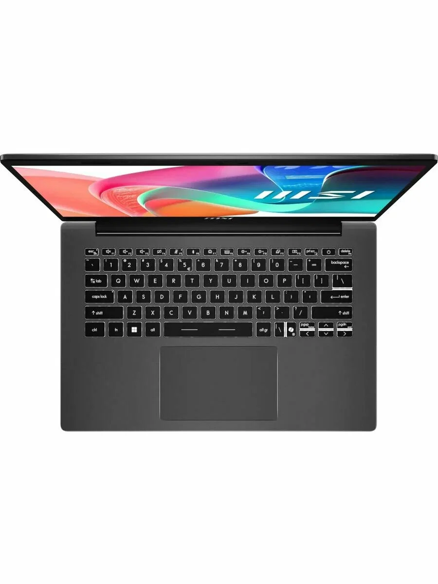 Ноутбук MSI Modern 15 F1MG-1099RU Core 7 150U 16Gb SSD512Gb Intel Graphics 15.6" IPS FHD (1920x1080) Windows 11 Pro grey WiFi BT Cam (9S7-15S111-1099)