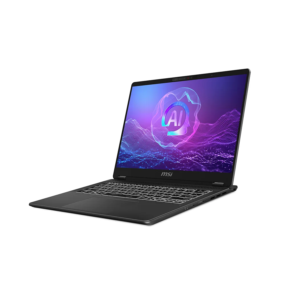 Ноутбук MSI Prestige 16 AI+ Evo B2VMG-033RU Core Ultra 7 258V 32Gb SSD1Tb Intel Arc 140V 16" IPS QHD+ (2560x1600) Windows 11 Home grey WiFi BT Cam (9S