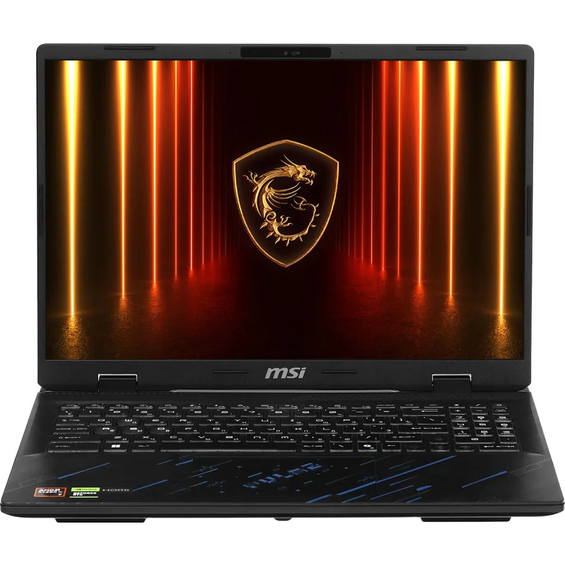 Ноутбук MSI Pulse A16 AI+ C3HWFKG-031XRU Ryzen AI 7 350 32Gb SSD1Tb NVIDIA GeForce RTX 5060 8Gb 16" IPS QHD+ (2560x1600) FreeDOS black WiFi BT Cam (9S