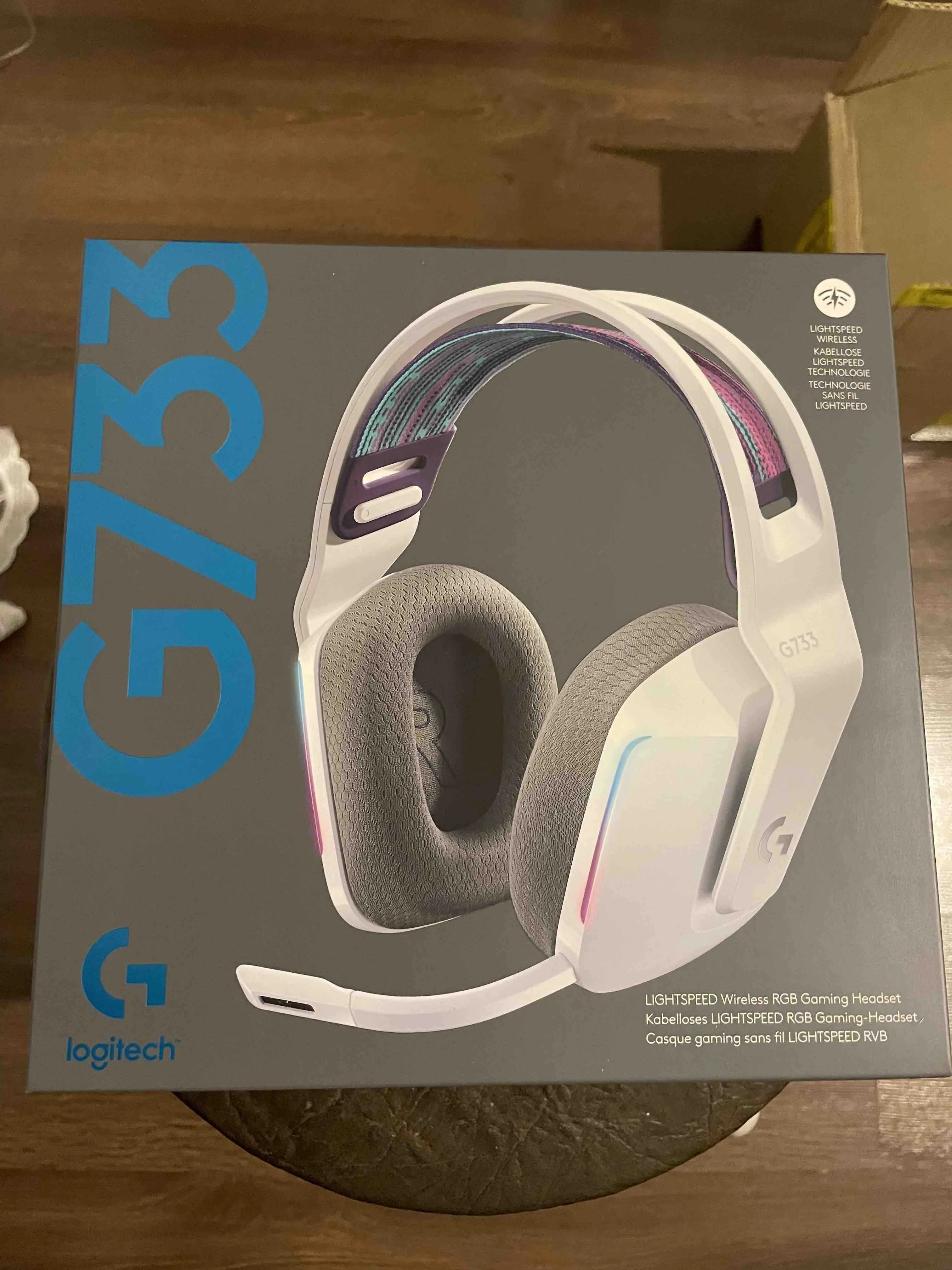 Компьютерная гарнитура Logitech G733 LIGHTSPEED белый G733w